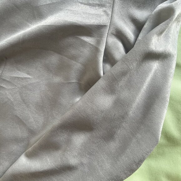 ROMAN silk/polyester silver gray shirt - Picture 7 of 7